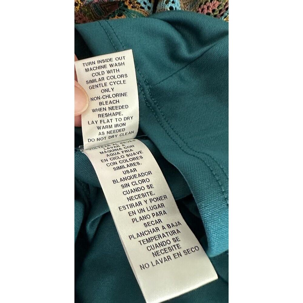 New Donna Morgan for Maggy Cutout Stripe Knit Tank Midi Dress Fall Multicolor 10 - Picture 4 of 8